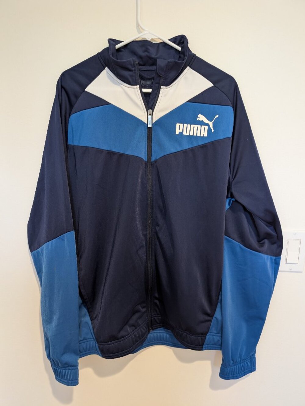 Puma Men's Retro Color Block Jacket - Size XL